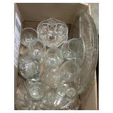 Glass Candleholders, Cream & Sugar Bowls, Stemware