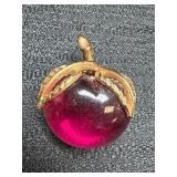 Sarah Coventry Apple Brooch