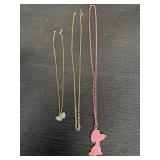 Snoopy Necklace, Butterfly Necklace & Misc