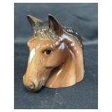 Lefton horse head planter, 5.5in H