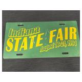 1994 Indiana State Fair Metal License Plate