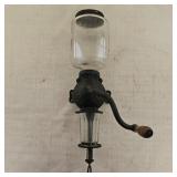 Arcade Crystal Wall Mount Cast Iron Coffee Grinder