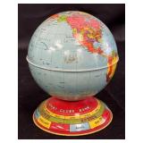J. Chein & Co. tin litho Giant Globe Bank, 7in H