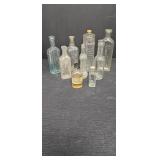 Vtg Medicine Bottles, various sizes