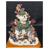 Boyds Bears Light Up Snow Bear, works, Danbury