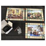 Boydï¿½s Bears clock panels & extra parts.  Spring,