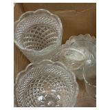 Glass Vase, Bowls, Pitcher