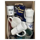 Coffee mugs, Plastic Cups, & Serving Tray