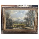 Fuhrmann Landscape Oil on Canvas Painting