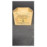 Wooden Colored Chalk Crayons Box