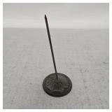 VTG Cast Iron Receipt Spike Paperweight