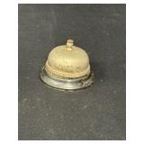 Vtg metal counter bell, shows wear but works,