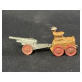 2.5' Metal Military Tractor & Cannon