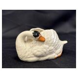 Swan planter, Japan, 3in H