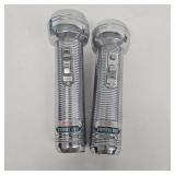 (2) VTG Ray-O-Vac Stainless Steel Flashlights