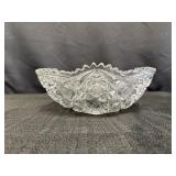 American Brilliant(?) cut glass serving bowl w/