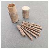 VTG Tool Set in a Round Wooden Container