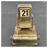 Vintage Perpetual Desk Calendar