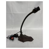 S.Robert Schwartz & Bro. Cast Iron Gooseneck Lamp