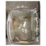 Glass Baking Dishes, Bowls, Lids, Ceramic Tray
