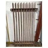 Vtg Wrought Iron Fencing-4 sections