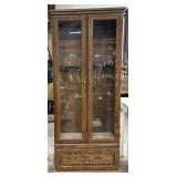 Gun Cabinet holds 7 guns w/drawer