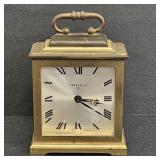 VTG Caravelle '8' Day Brass Alarm Carriage Clock