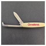 VTG Advertising Pocket Knife for Purina Omolene