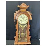 Wood Cases Wall Clock w/ key