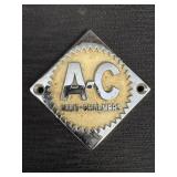 Allis Chalmers Cream & Chrome Emblem