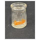 Lenickï¿½s Dairy individual creamer glass bottle,