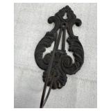 Primitive Cast Iron Store Receipt Hook