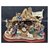 Boyds Bears Light Up Nativity Pageant, works,