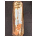Vtg. Drink Hires Root Beer Metal Thermometer