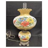 Antique Gone with the Wind Hurricane Table Lamp