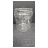 Vtg Lg Glass Countertop Display Jar