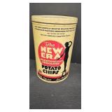 The New Era Potato Chips Tin Can