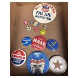 Vtg. Political Pinback Buttons