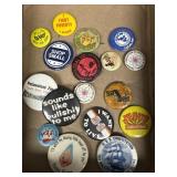 Variety of Pinback Buttons - Peppy Flame, Shop