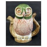 Owl Nesting on a Branch Teapot, likely Tony Wood,