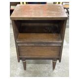 Wooden Single Drawer Nightstand
