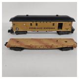 (2) VTG F. Y. & P. R. R. Model Train: Baggage &