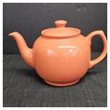 Orange Ceramic Teapot