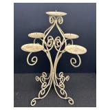17" - 5 Arm Metal Candleholder