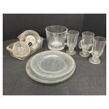 Glass Plates, Vase, Baking Dish, Mugs, Shaker