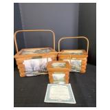 Thomas Kinkade Lamplight Basket Collection