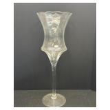 21.75" Clear Glass Stemware Vase