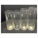 Libby Glass Vases 2- 9", 10", 10.5"
