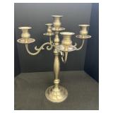 21" - 5 Arm Pewter Candelabra
