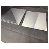 (12) 12" x 12" Flat Centerpiece Mirrors- like new